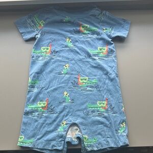 Garanimals Blue Infant Romper with Dino Print